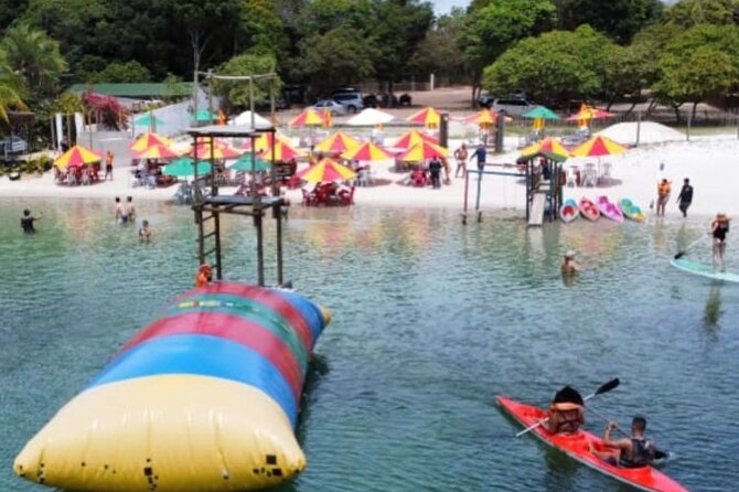 4x4 tour on the South Coast of Natal - Lagoa de Alcaçuz at the Aqualandia lagoon club