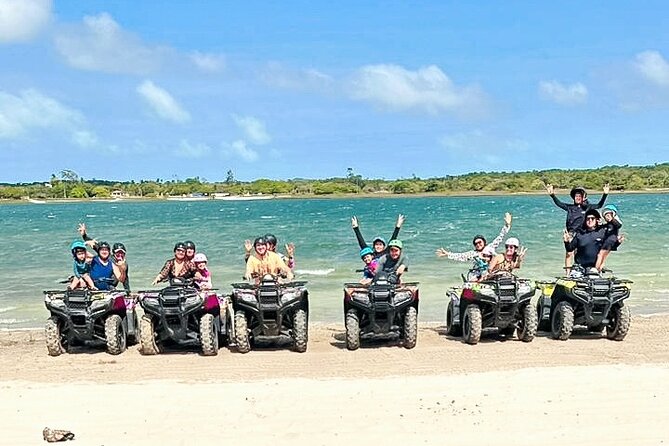 4x4 tour on the South Coast of Natal - Barra de Tabatinga: quick photos and uncertain dolphin spotting