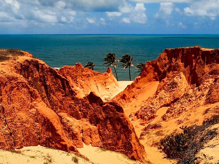 Ceará Beaches in one day - Praia das Fontes, the freshwater springs that pour right into the sea