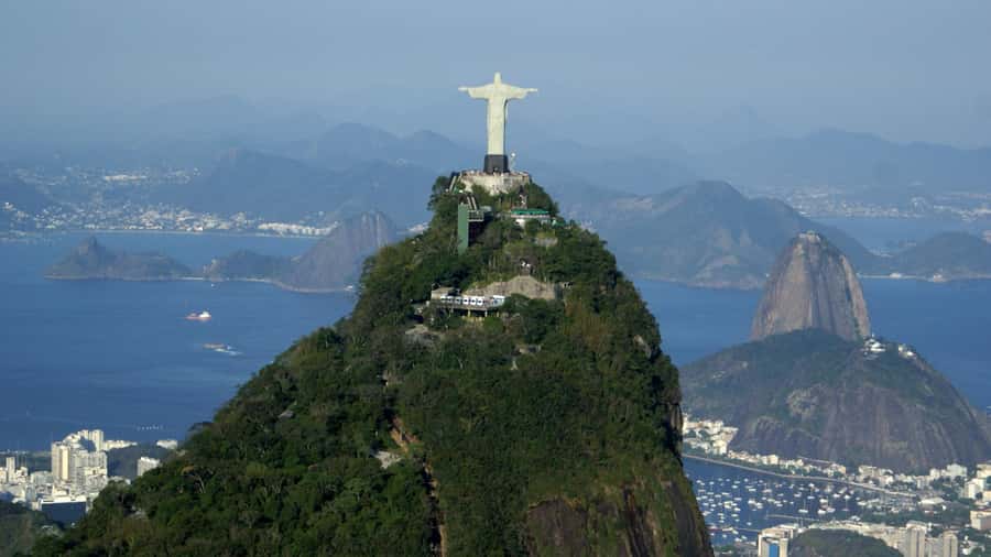Corcovado and Sugarloaf Mountain Full-Day Tour - Sugarloaf Mountain cable car: the bay panorama does the talking