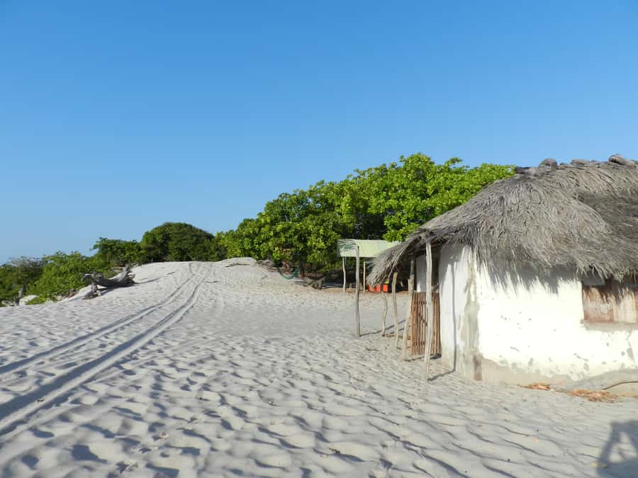Day trip to Atins through the Lencois Maranhenses - Arriving in Atins: Beach Time, Kite Surfers, and the River Mouth