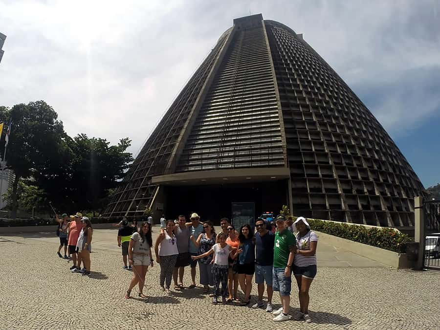 Explore Rio: Christ, Selarón, and more in 5 Hours! - Metropolitan Cathedral and the Sambadrome: Two Very Different Icons