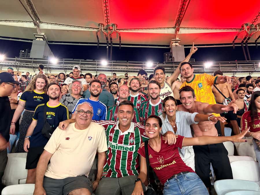 Fluminense Football Match at Maracanã with Local Hosts - The pre-game stop: cold beer and real local energy