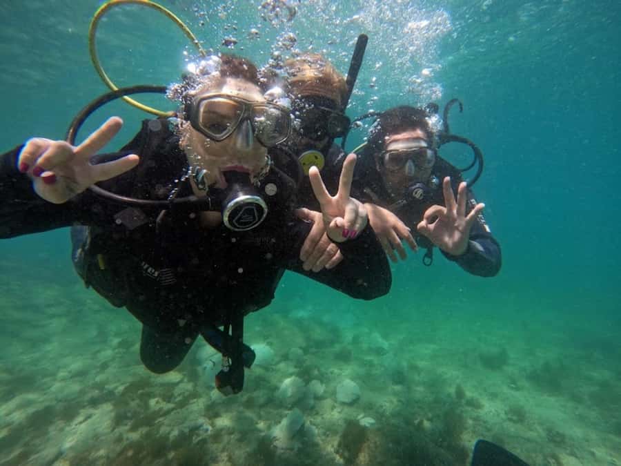 from Rio de Janeiro: Diving in Buzios - Your in-water training window, and how weather changes the day