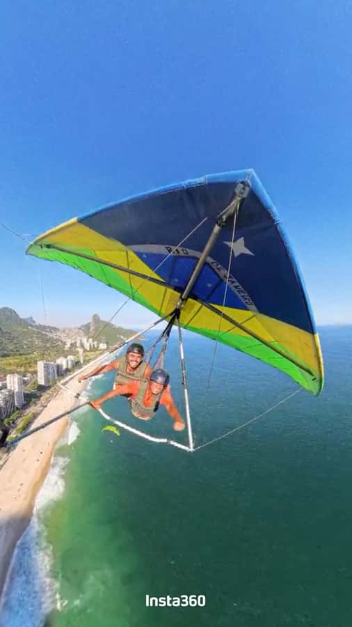 Hang gliding flight in Rio de Janeiro - The Launch From Pedra Bonita: About 520m of Confidence