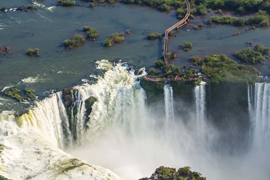 Iguassu Falls: Guided Tour & Macuco Safari on Pontoon Boats - Brazilian Iguassu Walkways and Devil’s Throat Views That Feel Up Close