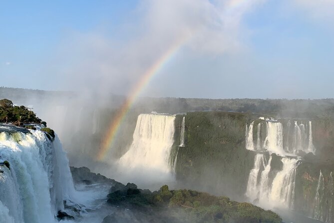 Iguazu Falls : Private day tour both Brazil & Argentina - Argentina side plan: train to the trails, Upper Circuit, and Devil’s Throat