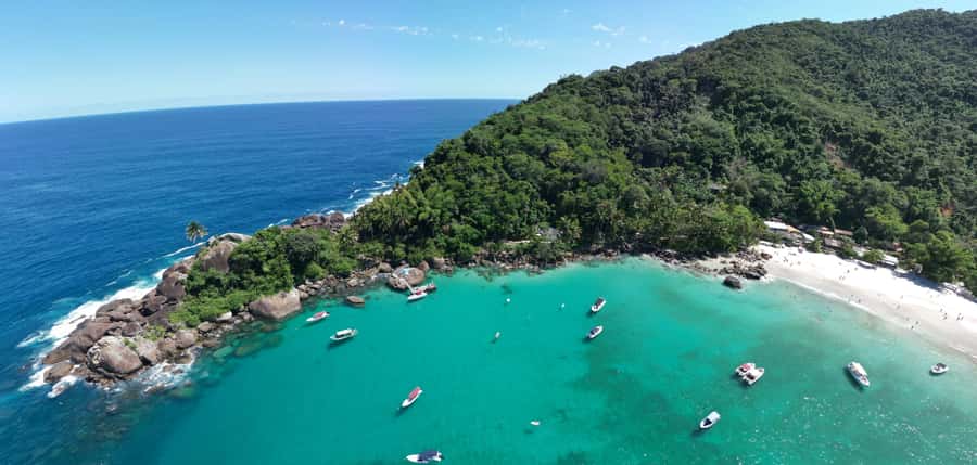 Ilha Grande: 360° Circumnavigation Speed Boat Tour - 8h - The 8-hour rhythm: how the free time really feels