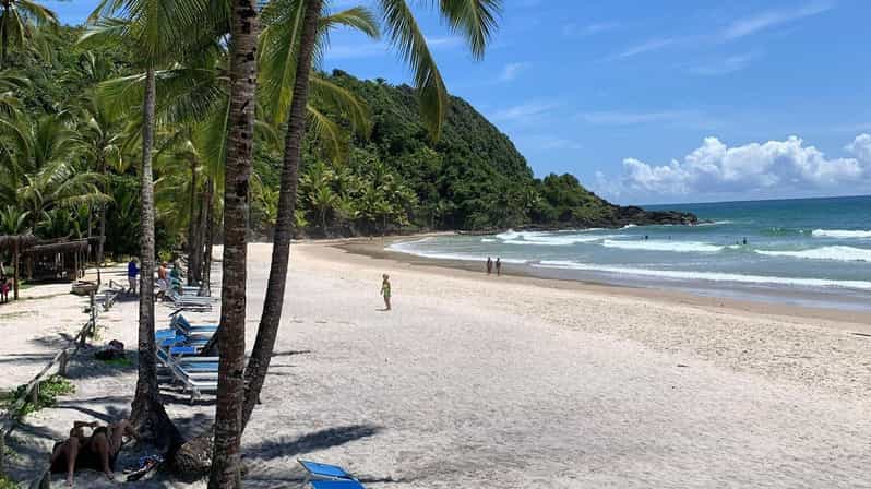 Itacare: 4 Beaches Trail and Tijuipe Waterfall - Camboinha and the shoreline energy change