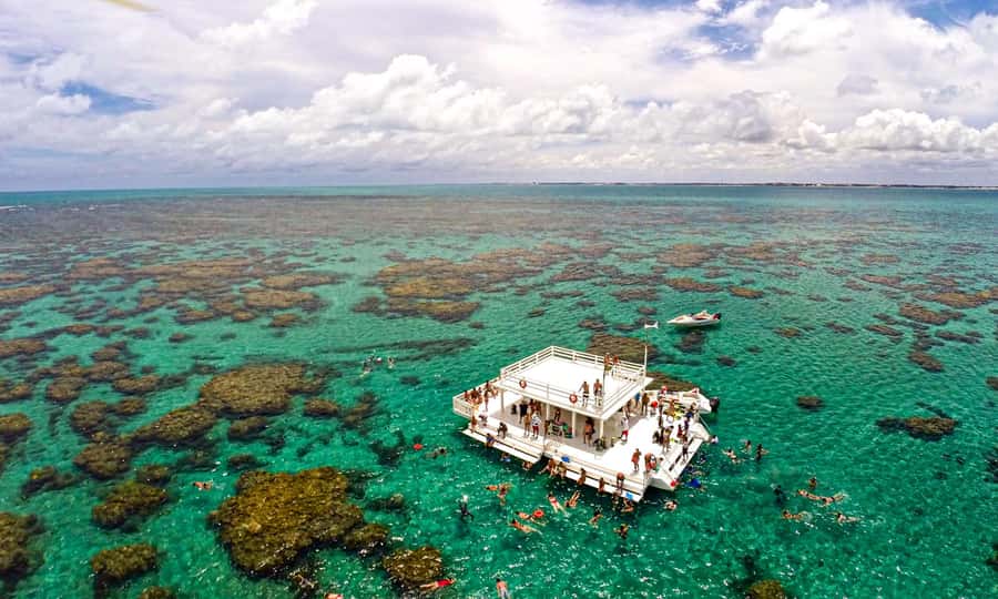 Maracajau Parrachos Reef: Mask and Snorkel swim adventure - The schooner ride to the natural pools, plus choosing your extras