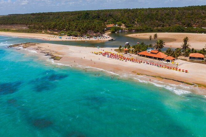 Marapé Dunes Excursion with Luck Receptivo Maceió - Marapé Dunes Ecological Complex, where the Jequiá River protects the shoreline