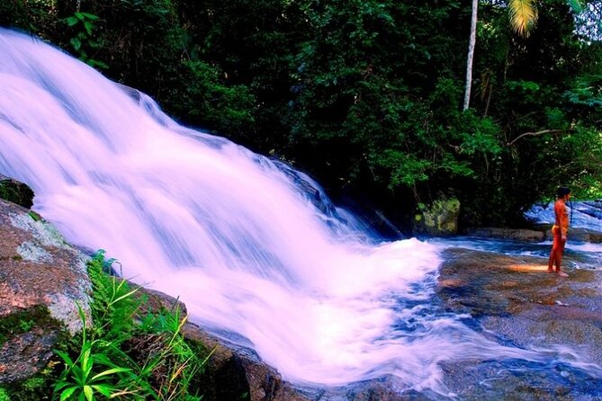 Private Jeep Tour with All Prices Included by PARATY TOURS - Stop 1 at Alambique Cachaca Pedra Branca: waterfall first, then the craft