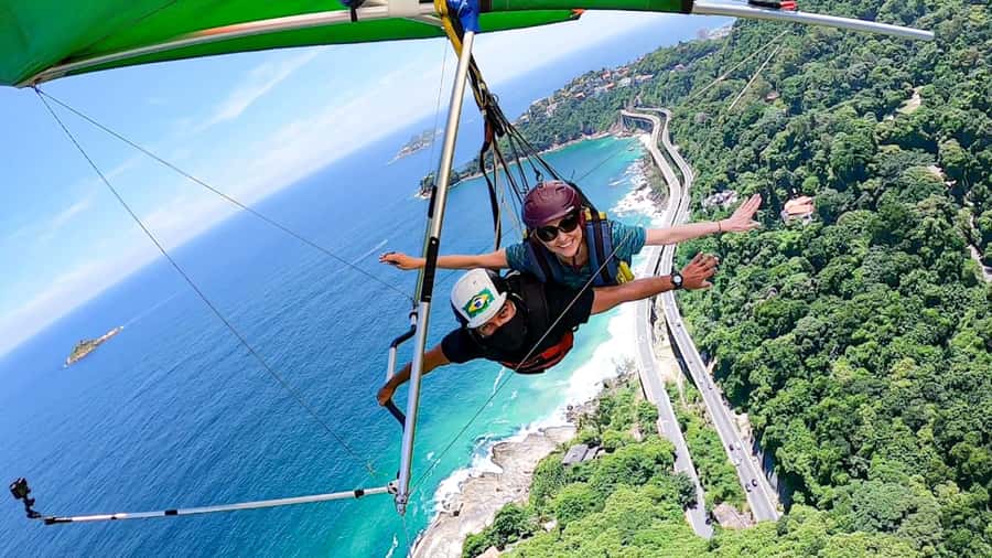 Rio de Janeiro: Hang Gliding or Paragliding Flight - Entering the Sky Route From Clube São Conrado de Voo Livre