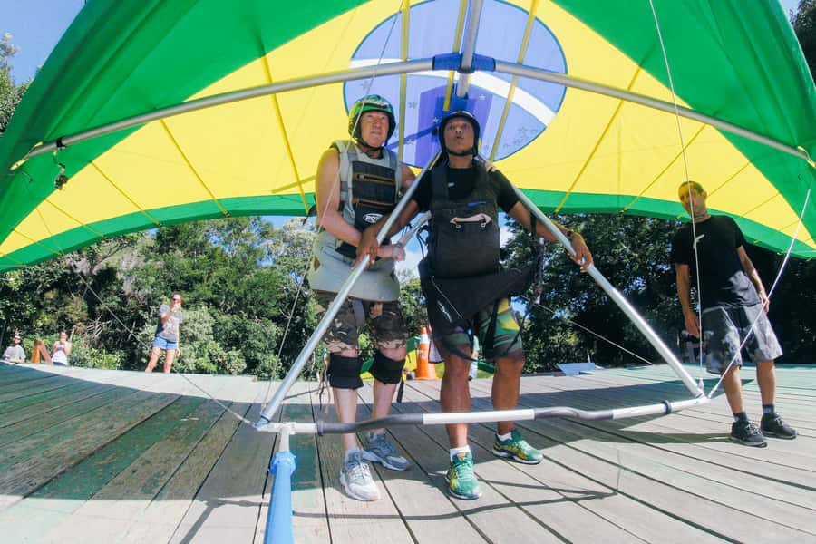 Rio de Janeiro: Hang Gliding Tandem Flight - GoPro Coverage, Included Front Footage, and Optional Extra Angles