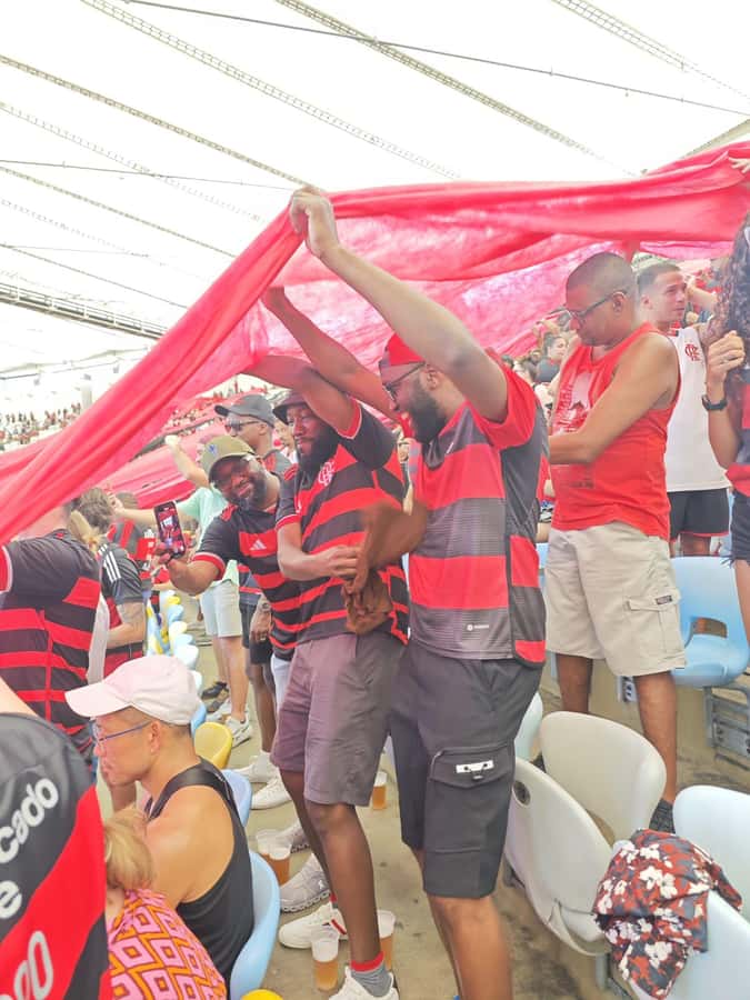 Rio de Janeiro: Maracanã Stadium Match Ticket with Drink - Starting at Praça Varnhagem, then switching gears to stadium mode