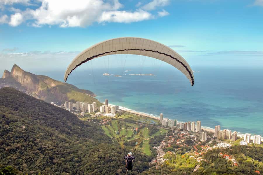 Rio de Janeiro: Paragliding Tandem Flight - How the tandem flight over Pedra Bonita actually feels