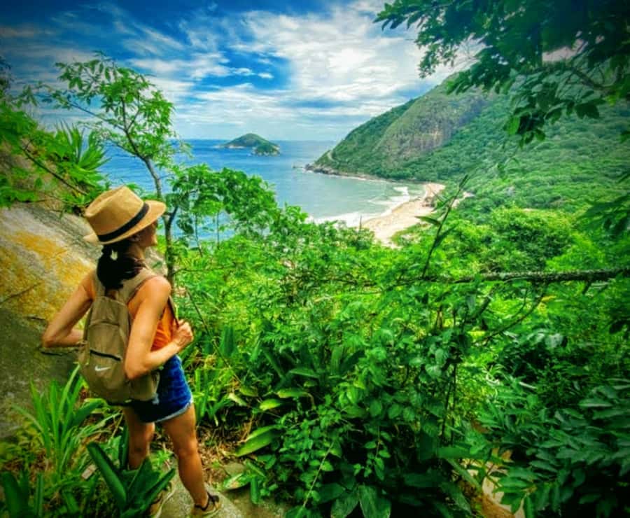 Rio de Janeiro Secluded Beaches: Hike+Swim Prainha & Grumari - Mirante do Caeté photo stop: your payoff moment above the coast