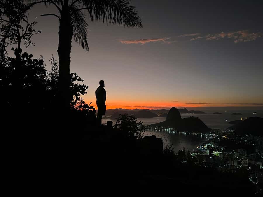 Rio de Janeiro: Sunrise Lookout and Christ the Redeemer Tour - The sunrise breakfast kit: coffee first, then photo math