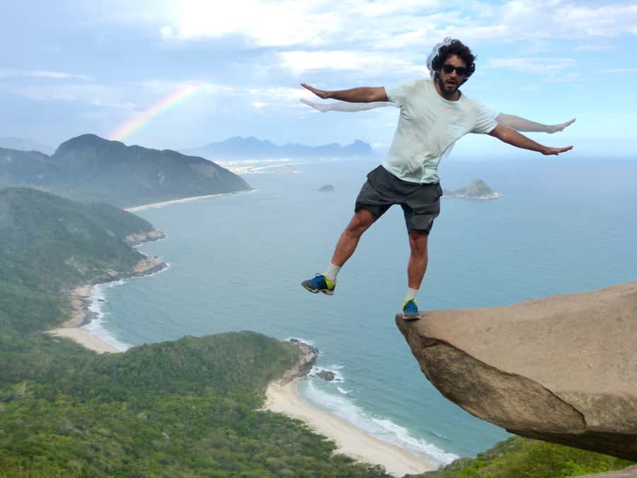Rio: Pedra do Telégrafo Hiking & Relax in a Wild Beach - Climbing to Pedra do Telégrafo, and the photo moment that earns its fame