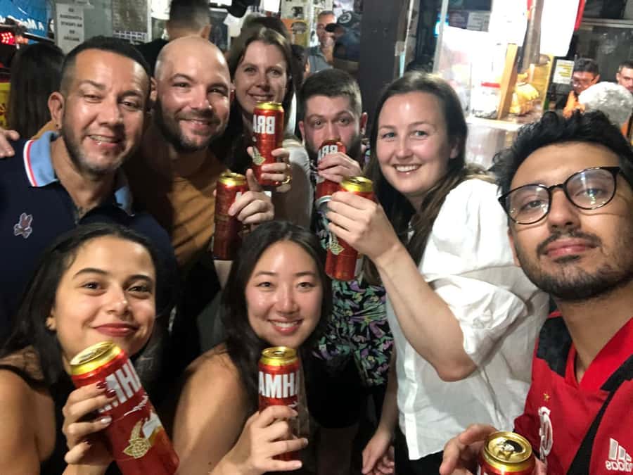 Rio: Pub Crawl in Lapa with Cachaça Tasting and Live Samba - Starting in Lapa: Av. Mem de Sá and the first “find your group” moment