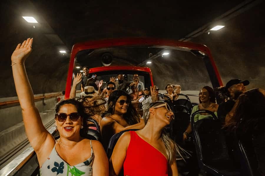 Skyline Night Tour Rio de Janeiro - Panoramic City Tour Rio Samba Bus - Three Hours Over Rio Lights in a Panoramic Night Bus