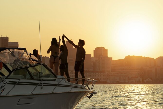 Sunset Boat Tour with Beer, Water, Soda and Snacks included - Adão e Eva Beach: the swim break you actually remember
