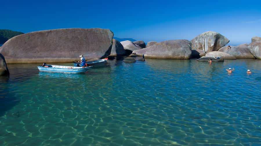 Trindade Day Trip: Nature and Sea Adventure from Paraty - Cachadaço Beach natural pool and snorkeling in clear water